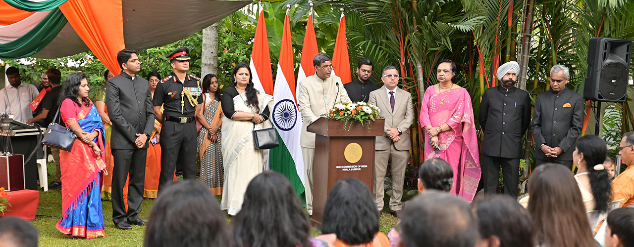 High Commissioner delivers excerpts from Hon’ble President of India’s address on the occasion of the 79th Independence Day